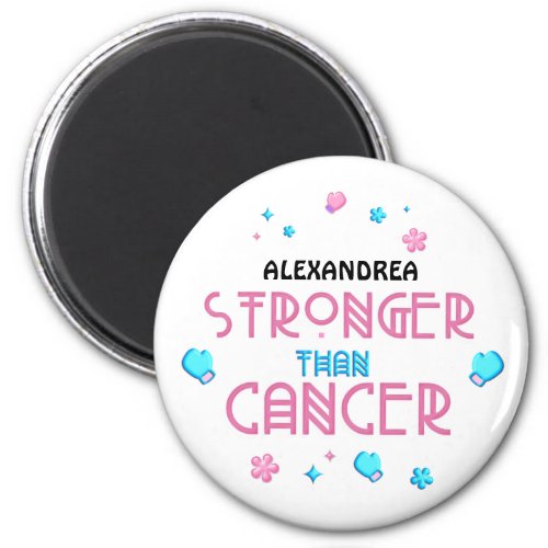 Stronger Than Cancer  Cancer Survivor Custom   Magnet