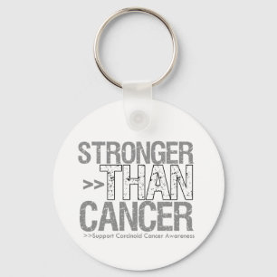 Stronger Than Cancer - Carcinoid Cancer Keychain