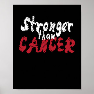 Stronger Than Cancer Chemo Disease Poster