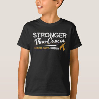Stronger Than Cancer/ Childhood Cancer Awareness T-Shirt
