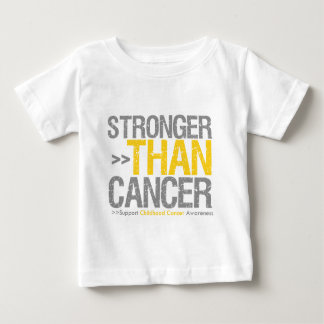 Stronger Than Cancer - Childhood Cancer Baby T-Shirt