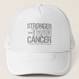 Stronger Than Cancer - Lung Cancer Trucker Hat