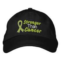 Stronger Than Cancer - Lymphoma Embroidered Baseball Hat