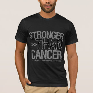 Stronger Than Cancer - Melanoma T-Shirt