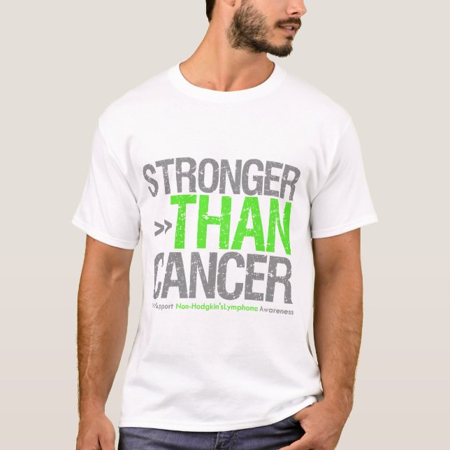 Stronger Than Cancer - Non-Hodgkin's Lymphoma T-Shirt (Front)
