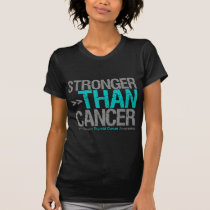 Stronger Than Cancer - Thyroid Cancer T-Shirt