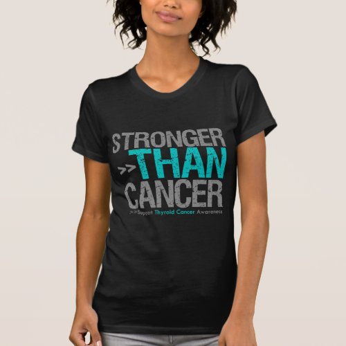 Stronger Than Cancer _ Thyroid Cancer T_Shirt