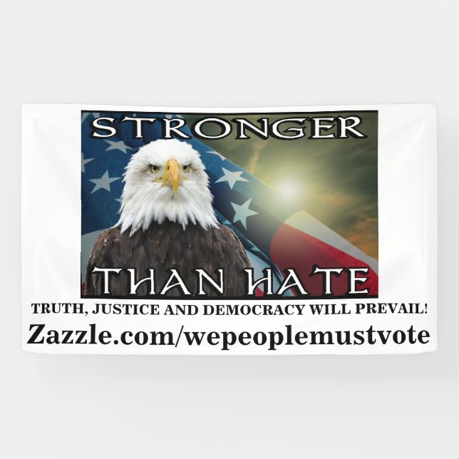 STRONGER THAN HATE BANNER (Horizontal)