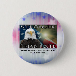 STRONGER THAN HATE BUTTON