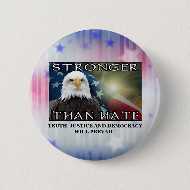 STRONGER THAN HATE BUTTON (Front)