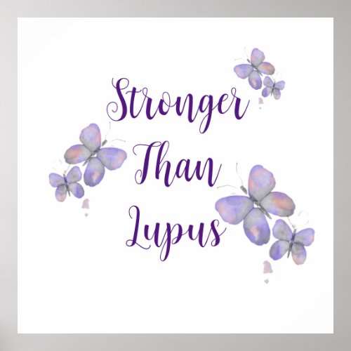 Stronger Than Lupus Poster