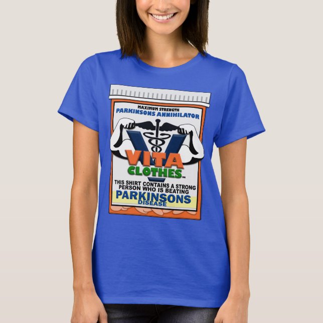 Stronger than Parkinsons Disease T-Shirt (Front)