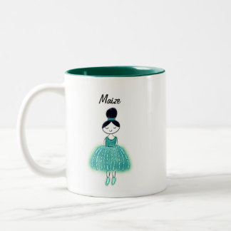Stronger Than She Knew Ovarian Cancer Customisable Two-Tone Coffee Mug