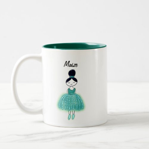 Stronger Than She Knew Ovarian Cancer Customisable Two_Tone Coffee Mug