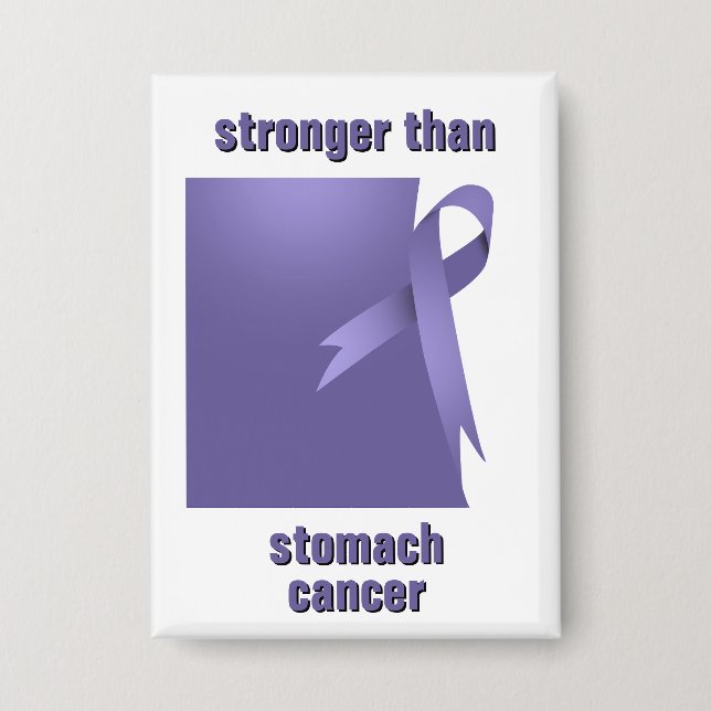 Stronger Than Stomach Cancer Button (Front)