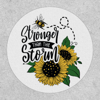 Stronger than the storm. patch