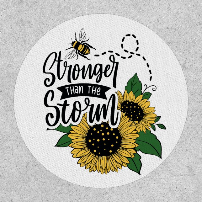 Stronger than the storm. patch (Front)