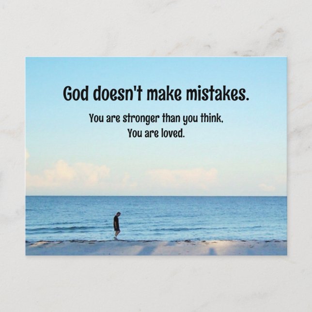 Stronger Than You Think  Postcard (Front)