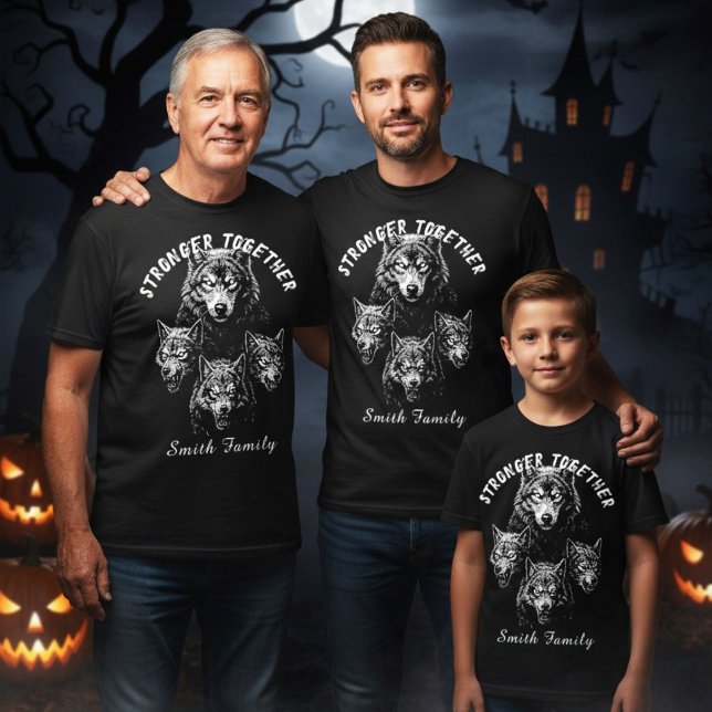 Stronger Together Family Personalized Halloween T-Shirt (Creator Uploaded)