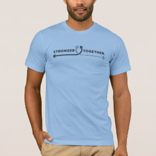 Stronger Together" Interlocking Arrows T-Shirt