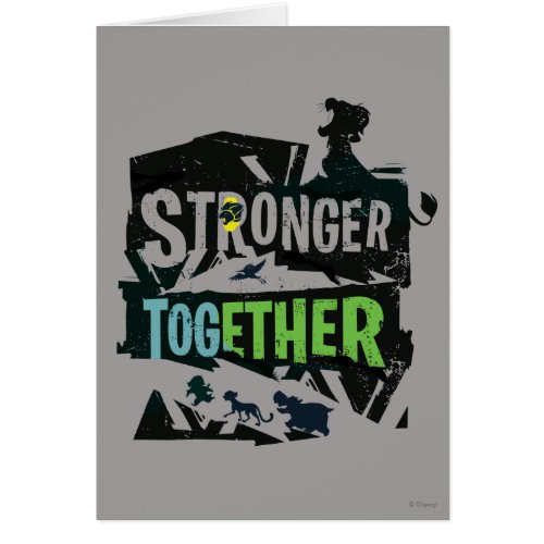 Stronger Together Lion Guard Graphic