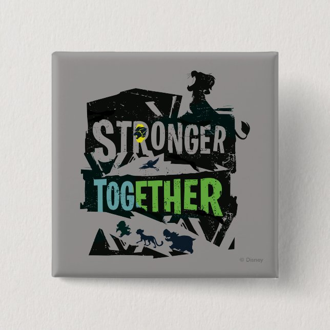 Stronger Together Lion Guard Graphic Button (Front)