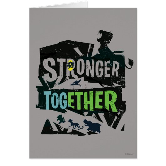 Stronger Together Lion Guard Graphic Cards (Front)