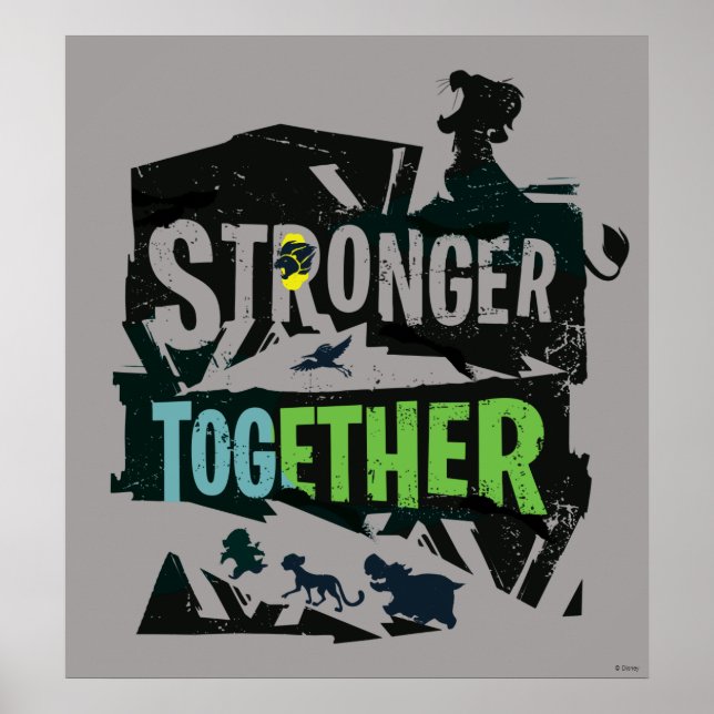 Stronger Together Lion Guard Graphic Poster (Front)