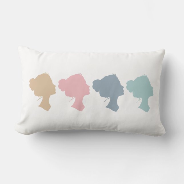 Stronger Together - Pastels Lumbar Pillow (Front)