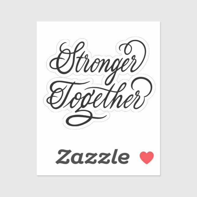 Stronger together sticker (Sheet)