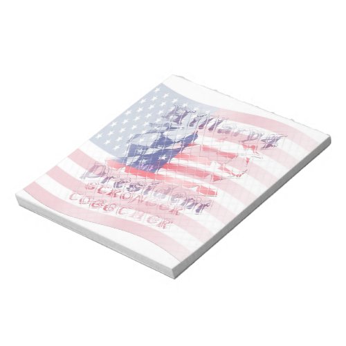 Stronger together USA Hillary 4 President American Notepad