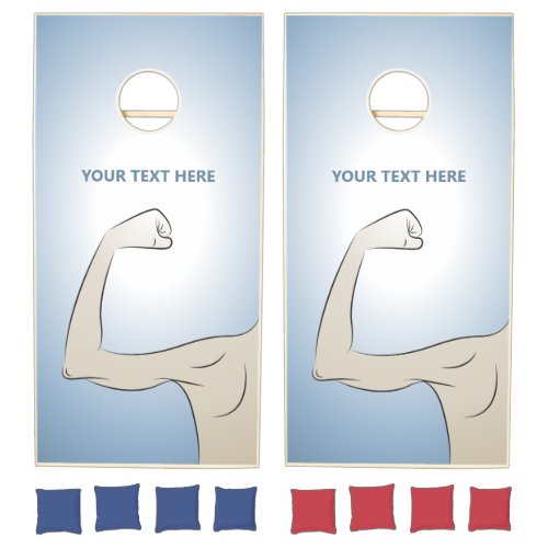 STRONGEST MAN I KNOW CORNHOLE SET