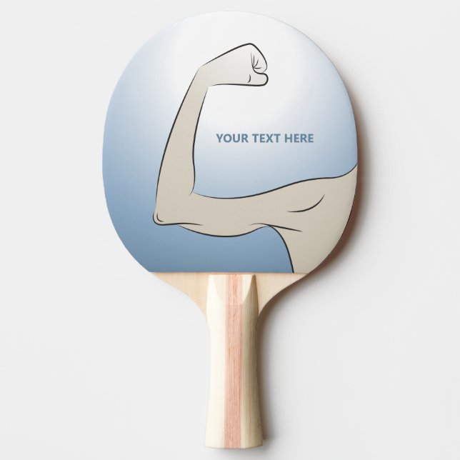STRONGEST MAN I KNOW PING PONG PADDLE (Front)