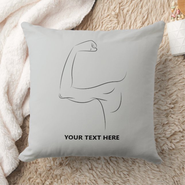 STRONGEST MAN I KNOW THROW PILLOW (Blanket)