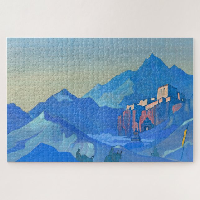 Stronghold of the Spirit, 1932 by Nicholas Roerich Jigsaw Puzzle (Horizontal)