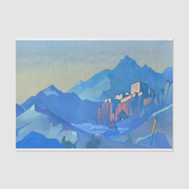 Stronghold of the Spirit by Nicholas Roerich Tissue Paper (Front)