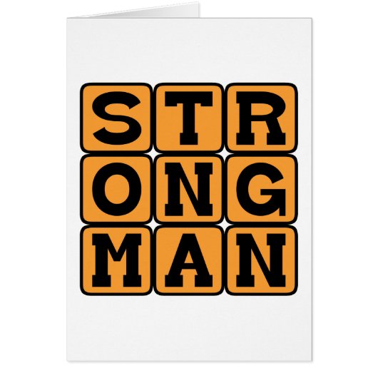 Strongman, Bodybuilder Cards (Front)