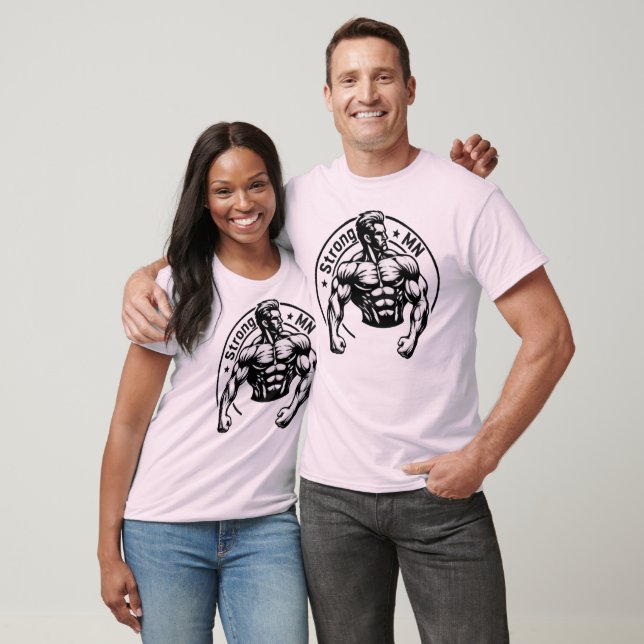 StrongMN T-shirt Black and White (Unisex)