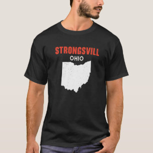 STRONGSVILLE Ohio USA State America Travel Ohioan T-Shirt