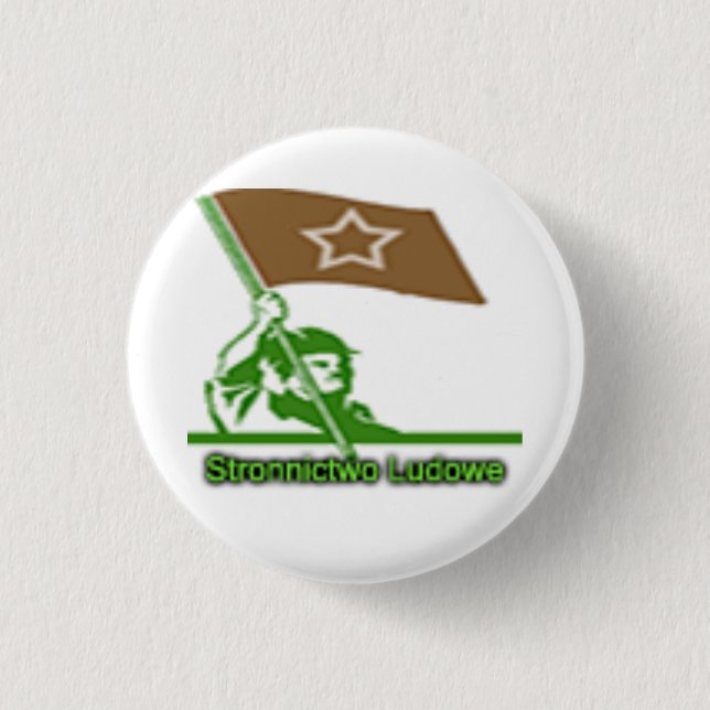 Stronnictwo Ludowe Party Logo Pinback Button (Front)