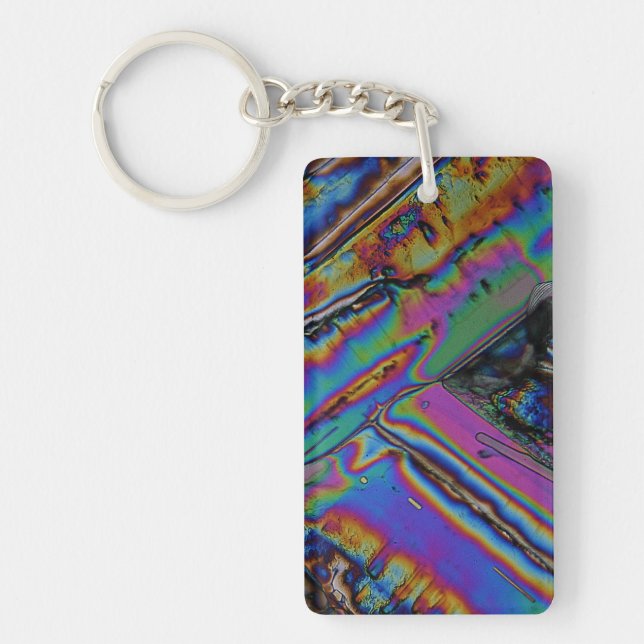 Strontium under the microscope keychain (Front)