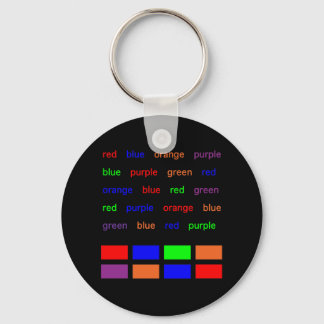 Stroop Test Keychain