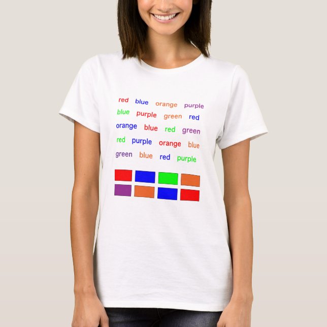 Stroop Test T-Shirt (Front)