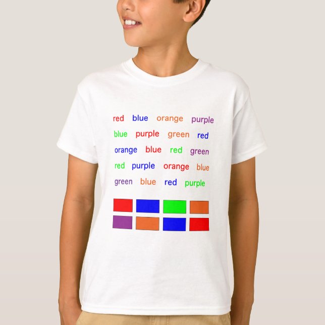 Stroop Test T-Shirt (Front)