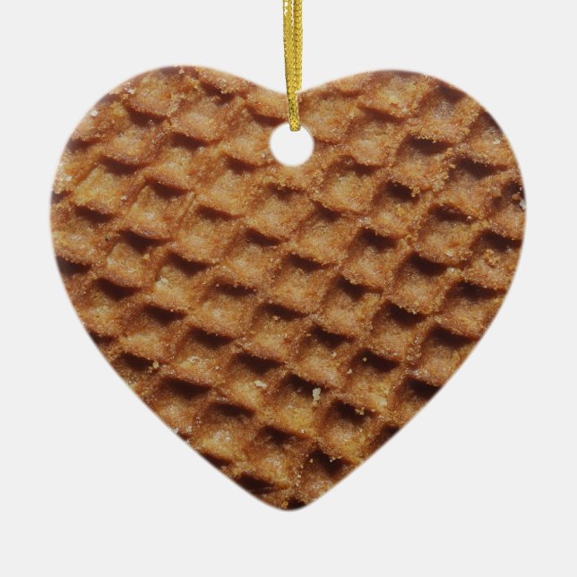 Stroopwafels Ceramic Ornament (Front)