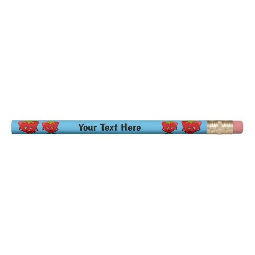 Stroppy Strawberry _ Bad mood fruit character Pencil