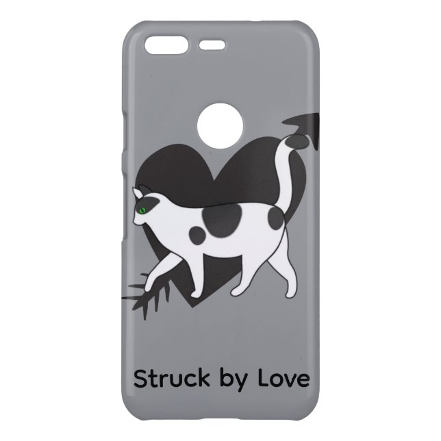 Struck by Love Valentine Cat iPhone Case (Back)