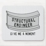 Structural Engineer Beam Moment Mouse Pad