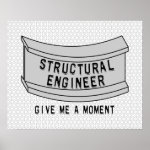 Structural Engineer Beam Moment Poster