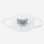Structural Engineer Beam Moment White Cotton Face Mask